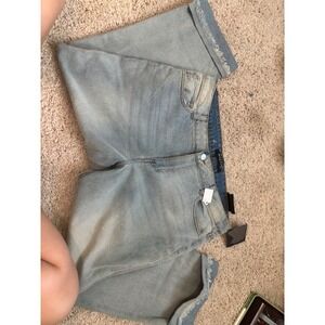 y2k boho Capri Jeans Light Wash Raw Fringe Hem Denim Cropped Pants